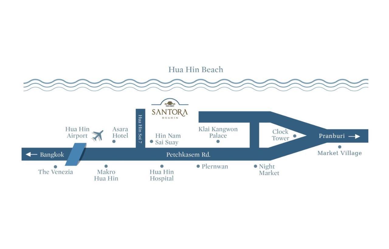 The Crest Santora Hua Hin Apartment Exterior foto